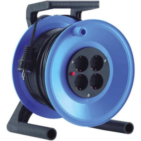 Pagarinātājs uz spoles 25m 3G1,5 IP20 (PVC) HEDI