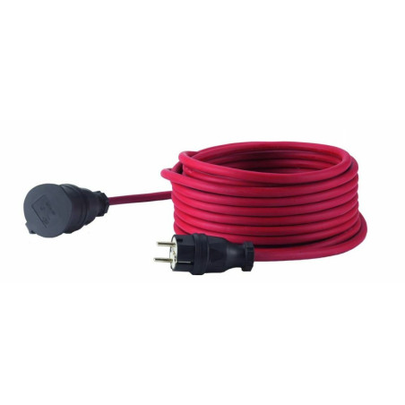 Pagarinātājs 25m 3G1,5 sarkans IP44 (Neoprēna gumija)