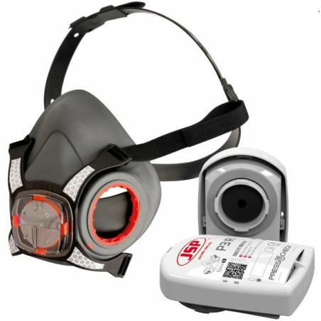 Pusmaska respirators FORCE 8 ar P3 PressToCheck filtriem