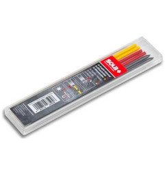 Serdeņi autom. zīmulim grafīta/sark/dzelt 6gb (TLM2 SC)