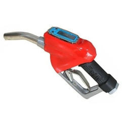 Dieselpolttoaineen täyttöpistooli mittarilla