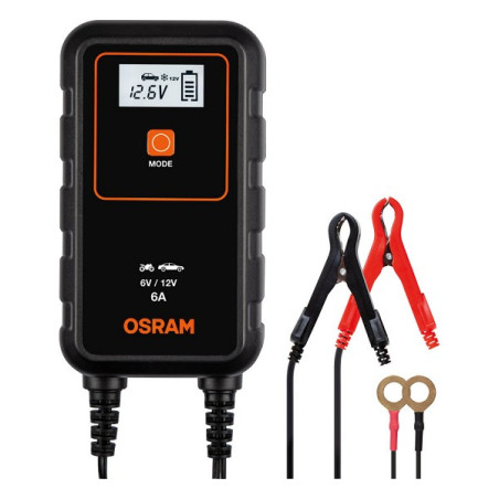 Akumulatora lādētājs digitāls 6.0A 6/12V OSRAM