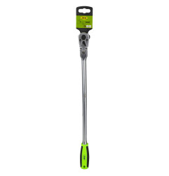 Reversible spanner extended with swivel 3/8" 72 teeth, JBM